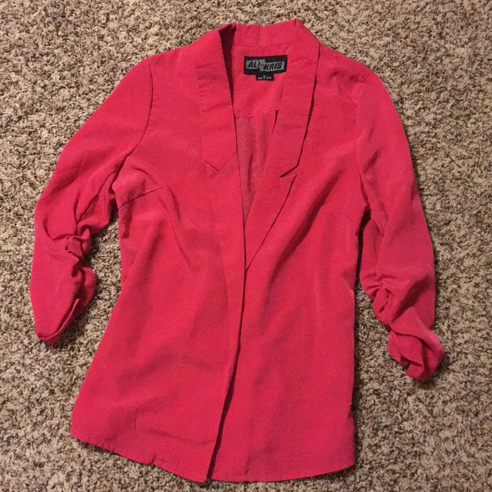 Pink blazer